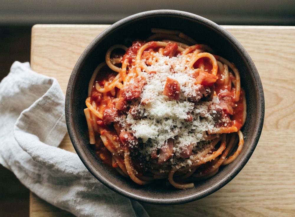 Bucatini all'amatriciana