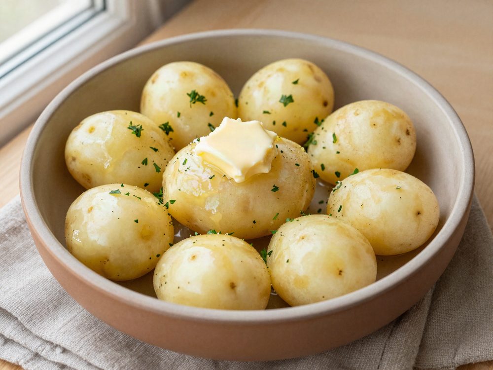 Hvide kartofler til juleaften