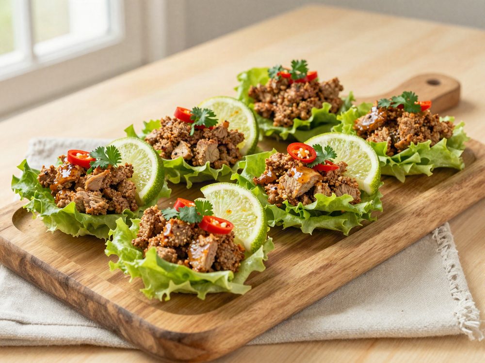 Kalkunfars i salatblade