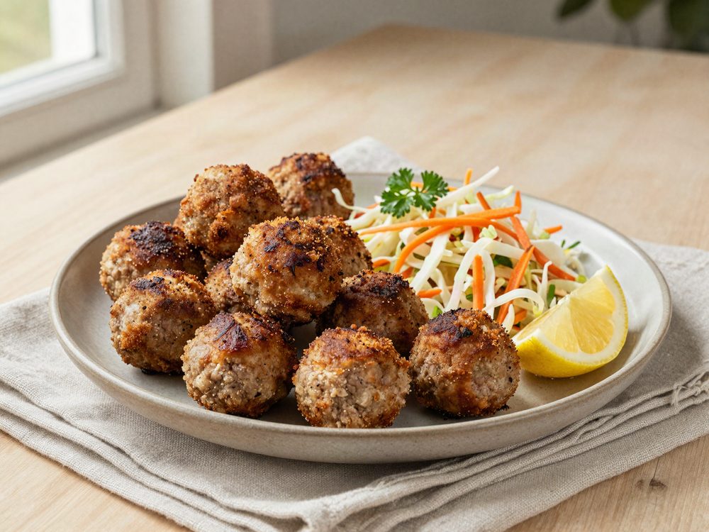 Mini-frikadeller med råkost til madkassen