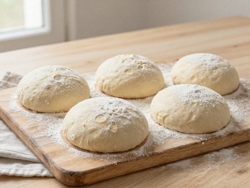 Pizzadej med lang koldhævning