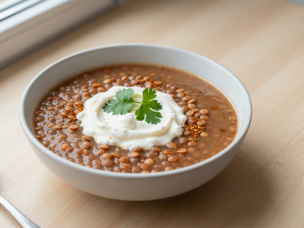 Rød linsesuppe med spidskommen