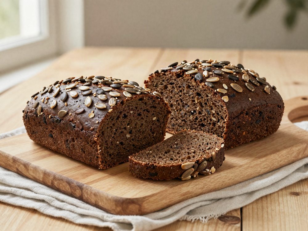 Rugbrød med kerner og kærnemælk