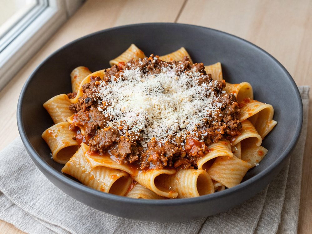 Tagliatelle al ragù alla bolognese
