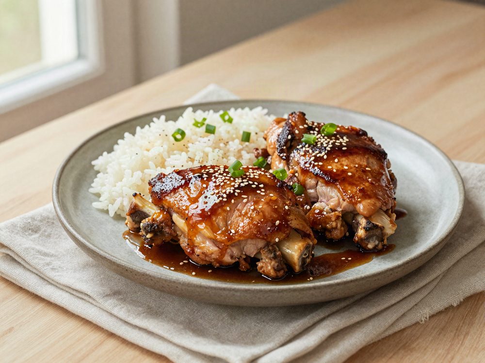 Teriyaki-kylling til to